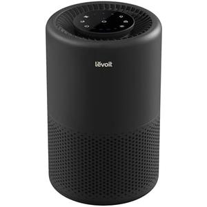 LEVOIT Air Purifier for Home Bedroom, Smart WiFi Alexa Control, Covers up to 916 ft², 3-in-1 Filter with HEPA Sleep Mode for Allergies, Pollutants, Smoke, Dust, 27dB Quiet, Core 200S-P, Black
