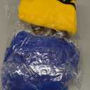 Halloween Costume for Adult Women,Goggles/Yellow Beanie/Blue Dress/Suspenders/Gloves Halloween Costume Accessories