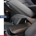 Car Accessories Fit for Toyota VENZA 2021 2022 2023 2024 Armrest Box Cover Trim Center Console Protector Cap (Peach Wood) 1PC