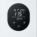 Electric Tankless Water Heater, GREATBEAR 12KW On Demand Water Heater Electric 240V, Point of Use Instant Hot Water Heater, With Self Modulating GT120W White