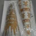 Bunny Chorus Christmas Decorations Indoor, 2Pcs Gingerbread Epoxy Resin Cone Christmas Trees, Christmas Table Decor for Xmas New Year Winter Holiday Home Dcor