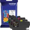 Brother Printer LC30173PK High Yield XL 3 Pack Ink Cartridges- 1 Ea: Cyan/Magenta/Yellow Ink