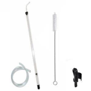 Fermtech Regular 24" Long Auto Siphon with 8 feet of Tubing & Clamp Include 30" Brush