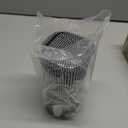 MINGZAIQIPEI Bling Rhinestone Auto Garbage Can Car Trash Can with Lid Mini Garbage Bin for Automotive Car, Home, Office, Kitchen, Bedroom (Silver)