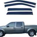 Extra Durable Window Visors Deflectors for Nissan Frontier Crew Cab 2005-2021,Vent Window Visors Rain Guards for Car Accessories,Weatherproof & Easy Installation,Fits 05-21 Frontier Crew Cab