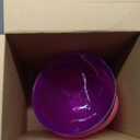 Funtery 4 Pcs Jumbo Easter Eggs 10 Inch Plastic Giant Easter Eggs with Handles, Clear Large Baskets Fillable Big Bunny Egg Shaped Baskets Containers Decoration (Fresh Colors)