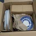 Churchill Blue Willow Plates Bowls Cups 20 Piece Dinnerware Set, Made In England