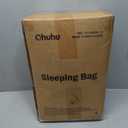 Ohuhu Double Sleeping Bag: Queen Size 2 Person 3 Season for Warm & Cold Weather Camping Sleeping Bag with 2 Pillows, Large Size 87'' x 60'' Waterproof Lightweight (Black)