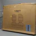 LASFIT Floor Mats 2019-2026 for Chevy Silverado/GMC Sierra 1500, 2020-2026 2500 HD/3500 HD, Crew Cab Only(Fit with Rear Under-Seat Storage, But Not Fit 2nd Row Plastic Storage) All Weather TPE Mats