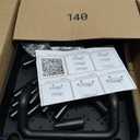 Baby Diaper Caddy  Plastic Diaper Organizer for Nursery Essentials, Movable Cart for Changing Table & Crib, Easy to Assemble, Black