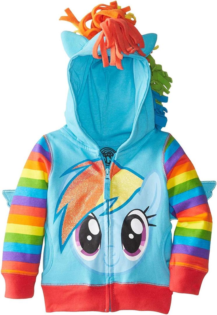 My Little Pony Girls' Little Rainbow Dash Blue Multi (8-10)