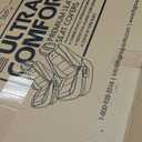 FH Group Front Set Faux Leather Car Seat Cushions - 2 Pack Seat Covers for Cars Trucks, SUV, Waterproof Car Seat Cover, Universal Fit, Black Red Trim