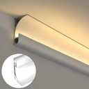 JARBIH 3.3Ft/1 Meter Led Aluminum Profile Light Linear, Led Channel Holder, 10PACK