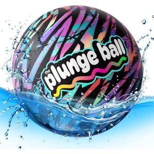 Plunge Ball - Pool Toys - Swimming Pool Games for Kids, Adults and Family - Water Balls - Water Toys for Kids Ages 8-12 - Teens, Boys Fun Stuff - Swim Balls Sports Accessories (9 Inch)