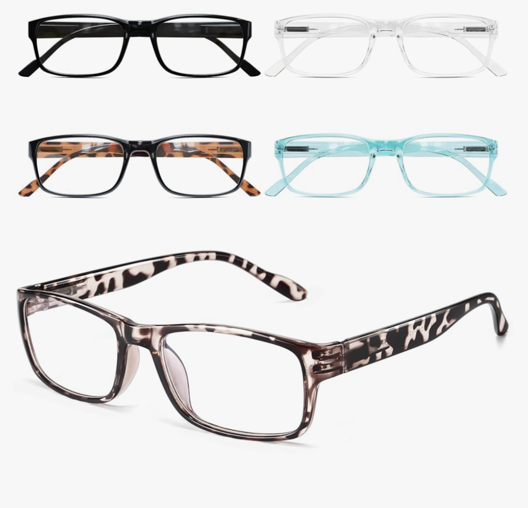 Gaoye Reading Glasses Men/Women, Eyeglasses, Blue Light Readers for Men/Women, Computer Eye Glasses, Cheaters, Magnification Strength: 2.0 x