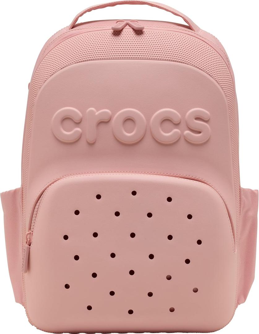 Crocs Classic Backpack, Personalize with Jibbitz Charms, Powder Pink, One Size