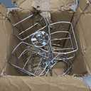 EsLuker.ly Tea Bag Holder Organizer for Counter 3 Tier Metal Tea Bag Storage Rack, Spinning Carousel Tea Packet Display Stand, Tea Organizer Station with Easy Access for Kitchen Office, Silver