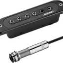 AMUMU SP60 Acoustic Guitar Pickup Humbucker Magnetic Passive Soundhole Pickup for Acoustic guitar Black