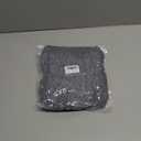 HFCNMY Stool Covers,Stretch Bar Stool Covers with Backs-Jacquard Barstool Seat Cover,Washable Barstool Cover Slipcovers with Elastic Bands (4PCS,Dark Gray)