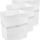 Clean Cubes 4 Gallon Disposable Pop-Up Trash Cans (3-Pack) with Fitted Bags  Foldable Garbage & Recycling Bins for Parties, Events & Kitchen (White, 12" H x 10" W x 8" D)