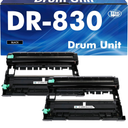 DR-830 DR830 Drum Unit Black 2 Pack Compatible Replacement for Brother DR830 DR 830 DR-830 for HL-L2400D L2405W L2460DW L2460DWXL L2865DW L2480DW DCP-L2640DW MFC-L2807DW L2820DW L2820DWXL Printer Ink