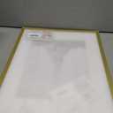 upsimples 16x20 Picture Frame, Display Pictures 11x14 with Mat or 16 x 20 Without, Wall Hanging Poster Frame, Gold, 1 Pack