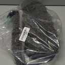 Chenille Bath Mats 22"x14", Plush Absorbent Bath Mats Quick Dry, Soft & Machine Washable, Non Slip Carpet for Bathroom, Thick Bathroom Rugs, Shower Restroom Rug Mat, Alfombras De Bano, Bath rugs (Charcoal Gray)