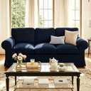 Ektorp 3 Seat Sofa Cover Slipcover Replacement Made for IKEA Ektorp 3 Seat Sofa Cover, Couch Cover Not Include The Sofa Body,Blue