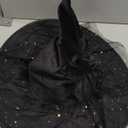 Halloween Black Witch Hat for Women Adult - Halloween Witch Hats Accessory Costume Parties Cosplay Masquerade Carnivals