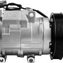 AC Compressor with Clutch for 2003-2006 for Acura MDX 3.5L 2003-2008 for Honda for Accord Odyssey Pilot Ridgeline 3.0L 3.5L | Rapid Cooling Air Conditioning Compressor & Precision Fit