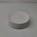 Wrova Wheat Straw Dinner Plates Set of 8 - 10 Inch Unbreakable, Dishwasher & Microwave Safe, Lightweight for Kitchen, R.V. (Beige)