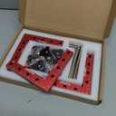 Fivepears 4 Pack 90 degree positioning square clamps set for woodworking, 5.5" x 5.5" (14 x 14cm) aluminum precision right angle corner clamp for square picture frame tool box cabinet drawer and wood