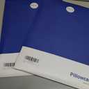 2 x BEDELITE Satin Pillowcase for Hair and Skin, Super Soft Similar to Silk Pillow Cases 4 Pack with Envelope Closure, Cooling Pillowcases for Women Men (20"x40" King Size, Stone Blue)