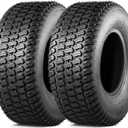 MaxAuto 18X6.50-8 18x6.5x8 Turf Saver Lawn Mower Golf Cart Tire 4PR, Set of 2