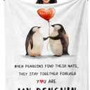 Wedding Anniversary Romantic Gifts for Women Men - I Love You Gifts for Him Her - Christmas Valentines Mothers Sweetest Day Birthday Blankets for Wife Husband Boyfriend Girlfriend Couples 50"x60"