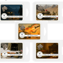 Farm Raised Candles Army Christmas Pack – Christmas Military Gift 5-Pack Soy Wax Melts | 15 oz Total (3 oz Each) | Holiday Scents for Living Room & Home | Fresh from The Farm