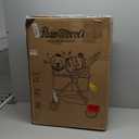 Pet Stroller for Small Dogs and Cats, One-Click Foldable Dog Stroller with Detachable Carrier & 3 Safety Tethers, Holds up to 33 lbs, Storage Basket & Cup Holder, Breathable Mesh, Black