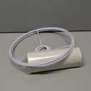 Lampshades Set of 2, Natural Linen Drum Lampshades, 10.24" Top x 10.24" Bottom x 7.48" High, Lamp Shades Replacement for Table and Floor Lamps, Easy Assembly Required(COLOR:Beige)