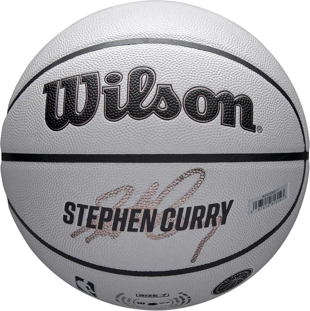 WILSON NBA Player Icon UV Basketball - Stephen Curry, Size 7-29.5", us men's 7