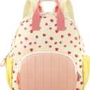 GAGAKU Toddler Backpack for Girls - Mini Backpacks Kids 2-5 years Cartoon Breathable Comfortable Preschool Daypack for School Travel Bag - Pink Strawberry