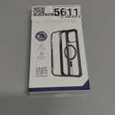 ESR for iPhone 13 Pro Max Case with Stand, Compatible with MagSafe, Full-Body Military-Grade Drop Proof Case with Built-in 9H+ Tempered Glass Screen Protector, Armor Series, Clear Black