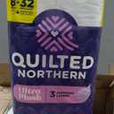 Quilted Northern Ultra Plush Toilet Paper, 32 Mega Rolls = 128 Regular Rolls, 3X Thicker*, 3 Ply Soft Toilet Tissue