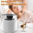 Ice Cream Maker Machine, 1.52 Quarts Ice Cream, Sorbet and Frozen Yogurt Machine, 1.52-Qt Insulated Freezer Bowl, LCD Screen and Timer, Quick Results, Easy to Operate and Clean