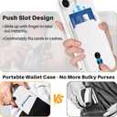 Designed for iPhone 16e Wallet Case with Card Holder, Soft Silicone Cover Microfiber Lining for Women Men, Camera Protection Shockproof Wallet Phone Case for iPhone 16e White