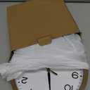 AKCISOT Wall Clock, Modern Small Wall Clocks Battery Operated 8 Inch, Silent Non-Ticking Analog Classic for Office, Home, Bathroom, Kitchen, Bedroom, School(Walnut Grain)