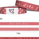 9 x Bible Verse Bracelets Christian Bracelet Wristbands with NFC (Daily Bible Verse Pink)