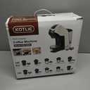 KOTLIE Espresso 5in1 Single Serve Coffee Maker, 19Bar Cappuccino&Latte Maker, Cold&Hot Brewing Coffee Machine for K*cup/NES*presso Original/D*olce G*usto/Ground Coffee/44mm ESE(Black)