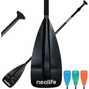 SUP Paddleboard Paddle with Aluminium Shaft and Enhanced PP Blade, Adjustable Stand Up Paddle Board Paddle, 66-82" (170-210 cm)
