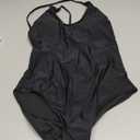 Tempt Me Athletic One Piece Swimsuits for Women Training Sport Tummy Control Bathing Suits M