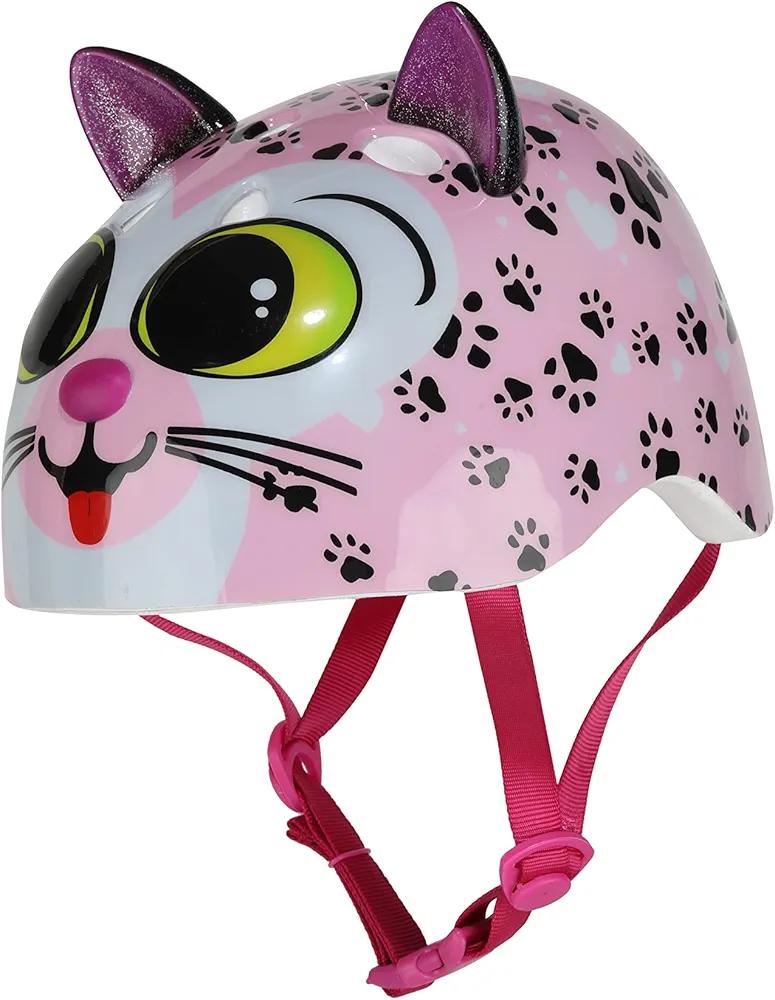 Credhedz Kids Bike Helmet for Bike Scooter Skate, CPSC ASTM Certified, 9 Vents for Multi-Sports Bike Scooter Roller Skate, Shock Absorbent EPS Inner Shell. Ages 5+ (Kitten)